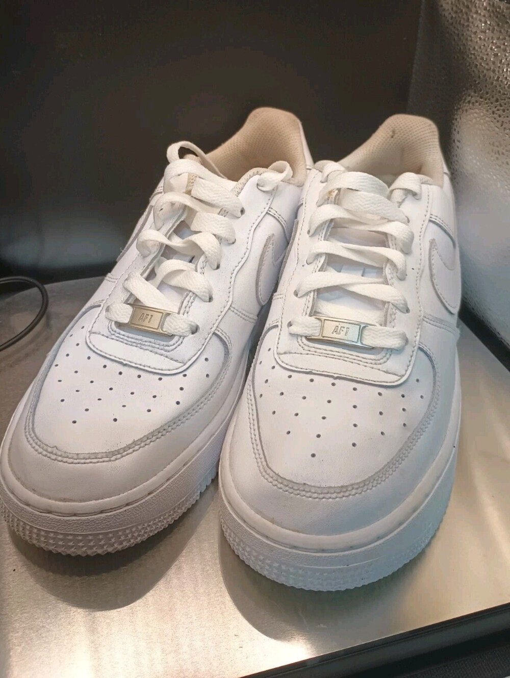 Nike Air Force 1 White Shoes Boys 6.5